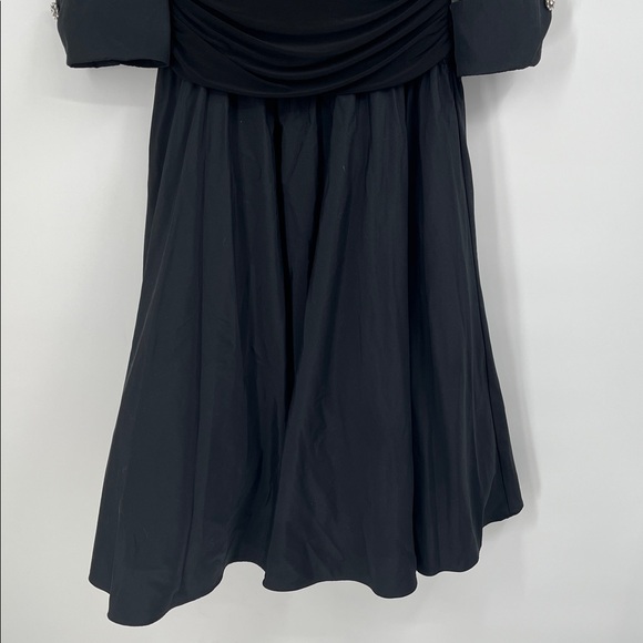 Eliza J Black 3/4 Sleeve Fit and Flare Dress Size 14 - Picture 4 of 11